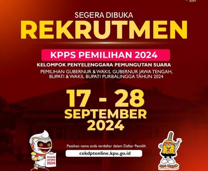 Besaran gaji kpps pilkada 2024 serta santunan syarat hingga cara daftarnya