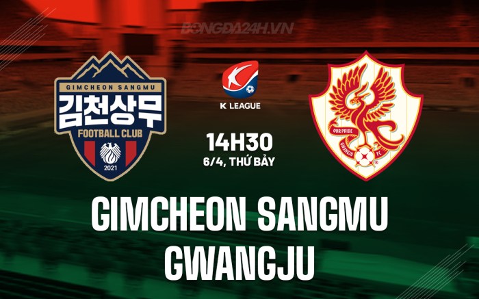 Prediksi skor Gimcheon Sangmu vs Gwangju akurat